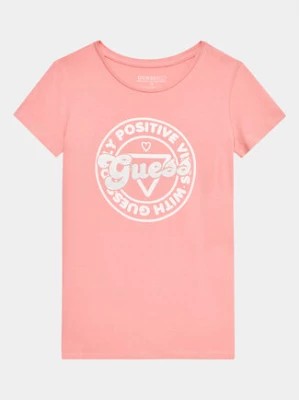 Zdjęcie produktu Guess T-Shirt J3YI12 K6YW4 Różowy Regular Fit
