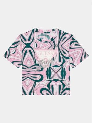 Zdjęcie produktu Guess T-Shirt J4RI06 K6YW3 Różowy Boxy Fit