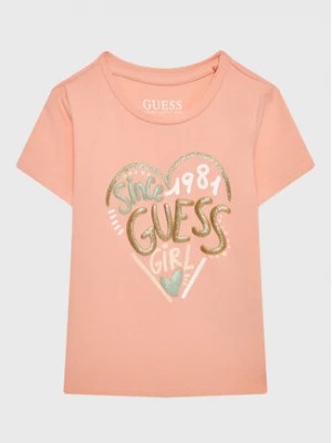 Zdjęcie produktu Guess T-Shirt K3GI08 K6YW1 Różowy Regular Fit