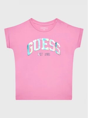 Zdjęcie produktu Guess T-Shirt K3RI25 K6YW1 Różowy Regular Fit