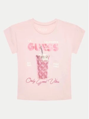 Zdjęcie produktu Guess T-Shirt K4GI24 K6YW4 Różowy Regular Fit