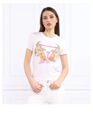 Zdjęcie produktu GUESS T-shirt TRIANGLE FLOWERS | Regular Fit