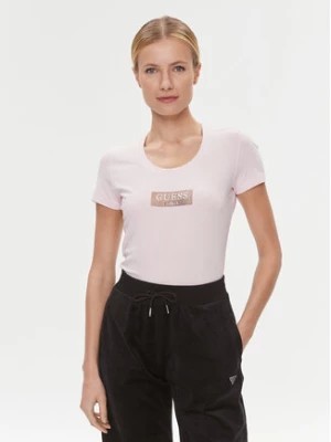 Zdjęcie produktu Guess T-Shirt W4RI33 J1314 Różowy Slim Fit