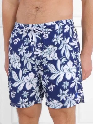 Zdjęcie produktu Guess Underwear Szorty kąpielowe SWIMTRUNK MEDIUM IBISCUS AOP | Regular Fit