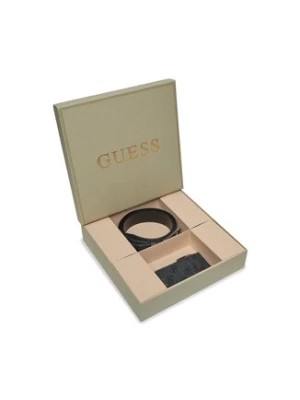 Zdjęcie produktu Guess Zestaw etui na karty i pasek Gift Box GFBOXM P3305 Czarny
