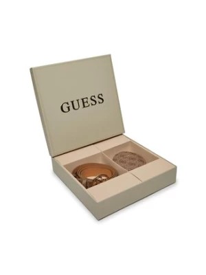 Zdjęcie produktu Guess Zestaw pasek i saszetka Gift Box GFBOXW P4101 Beżowy