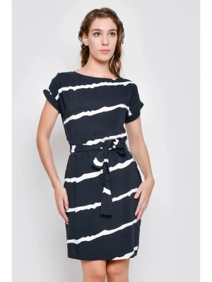 Zdjęcie produktu H.H.G. Sukienka w kolorze granatowo-białym rozmiar: M