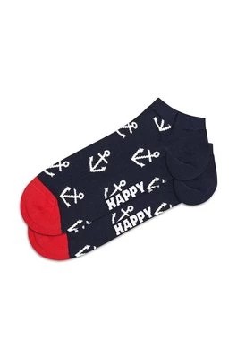 Zdjęcie produktu Happy Socks skarpetki Anchor Low Sock kolor granatowy SANC05-6501