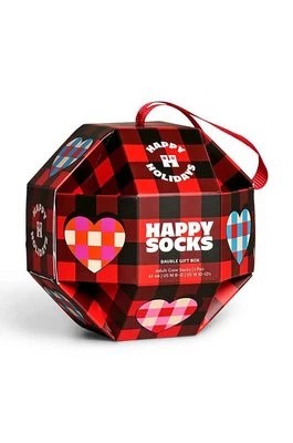 Zdjęcie produktu Happy Socks skarpetki Bauble Sock Gift Box kolor czerwony