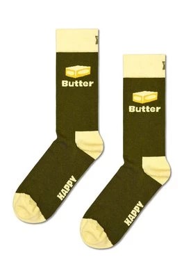 Zdjęcie produktu Happy Socks skarpetki Butter Sock kolor zielony P001580