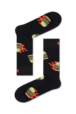 Zdjęcie produktu Happy Socks skarpetki Flaming Burger Sock kolor czarny