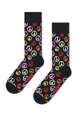 Zdjęcie produktu Happy Socks skarpetki Peace kolor czarny