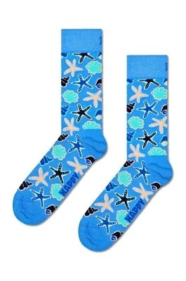 Zdjęcie produktu Happy Socks skarpetki Seashells Sock kolor niebieski