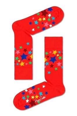 Zdjęcie produktu Happy Socks skarpetki Stars Sock kolor czerwony