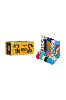 Zdjęcie produktu Happy Socks skarpetki Wrangler 6-pack Rodeo Days Gift 6-pack kolor pomarańczowy P002274