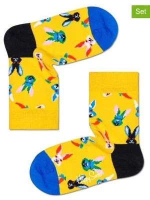 Zdjęcie produktu Happy Socks Skarpety (2 pary) w kolorze żółtym rozmiar: 33-35