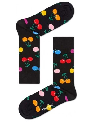 Zdjęcie produktu Happy Socks Skarpety "Cherry" w kolorze czarnym ze wzorem rozmiar: 41-46