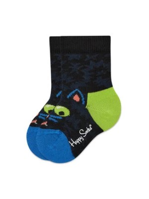 Zdjęcie produktu Happy Socks Skarpety Wysokie Dziecięce KCAT01-9300 Czarny