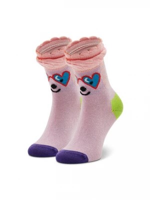 Zdjęcie produktu Happy Socks Skarpety Wysokie Dziecięce KPDL01-3300 Różowy