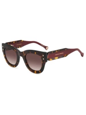 Zdjęcie produktu Havana Red/Brown Shaded Sunglasses Carolina Herrera