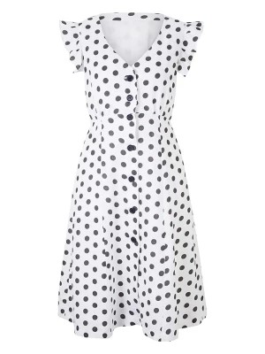 Zdjęcie produktu Heine Sukienka w kolorze biało-czarnym rozmiar: 34