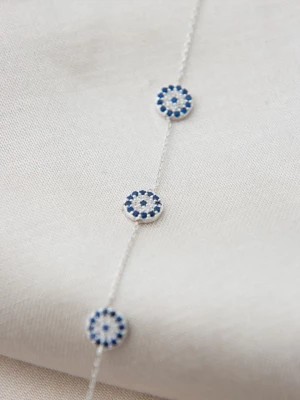 Zdjęcie produktu Heliophilia Srebrna bransoletka z elementami ozdobnymi rozmiar: onesize