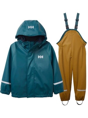 Zdjęcie produktu Helly Hansen 2-częściowy zestaw przeciwdeszczowy w kolorze niebiesko-jasnobrązowym rozmiar: 128