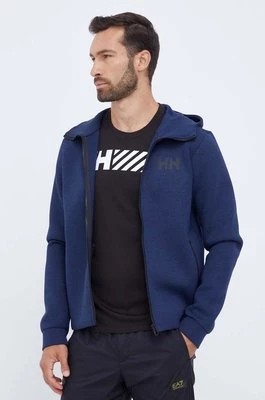 Zdjęcie produktu Helly Hansen bluza sportowa Hydropower Ocean 2.0 Hydropower Ocean 2.0 kolor granatowy z kapturem z nadrukiem 34264