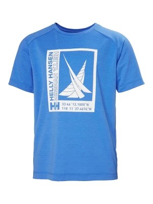 Zdjęcie produktu Helly Hansen Koszulka "Port" w kolorze niebieskim rozmiar: 140