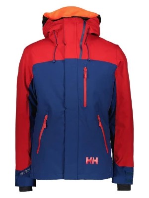 Zdjęcie produktu Helly Hansen Kurtka narciarska "Springbok" w kolorze granatowo-czerwonym rozmiar: S