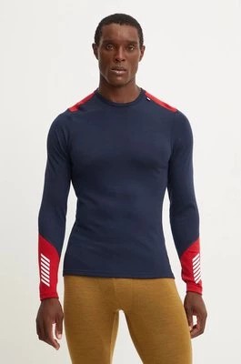 Zdjęcie produktu Helly Hansen longsleeve funkcyjny wełniany LIFA MERINO kolor granatowy 49364