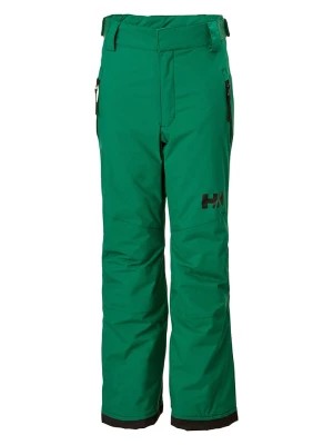 Zdjęcie produktu Helly Hansen Spodnie narciarskie "Legendary" w kolorze zielonym rozmiar: 164