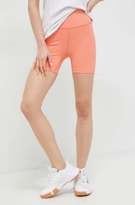 Zdjęcie produktu Helly Hansen szorty sportowe Allure damskie kolor pomarańczowy gładkie high waist