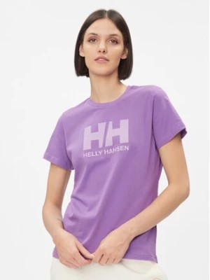 Zdjęcie produktu Helly Hansen T-Shirt Logo 34112 Fioletowy Regular Fit