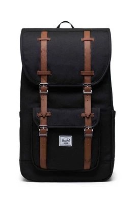 Zdjęcie produktu Herschel plecak 11390-00001-OS Little America Backpack kolor czarny duży gładki