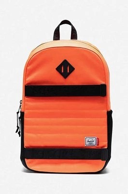 Zdjęcie produktu Herschel plecak kolor pomarańczowy duży gładki Plecak Herschel Fleet Shocking 11101-05483 11101.05483-POMARANCZO
