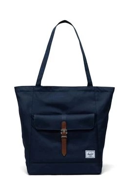 Zdjęcie produktu Herschel torebka 11401-00007-OS Retreat Tote kolor granatowy