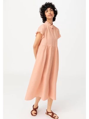 Zdjęcie produktu Hessnatur Sukienka w kolorze brzoskwiniowym rozmiar: 38