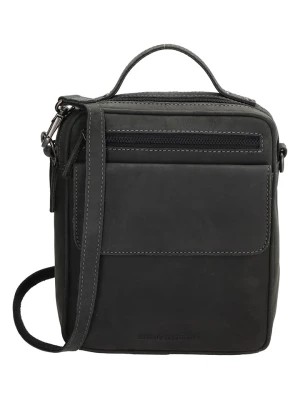 Zdjęcie produktu HIDE & STITCHES Skórzana torebka w kolorze czarnym - 20 x 23,5 x 8 cm rozmiar: onesize