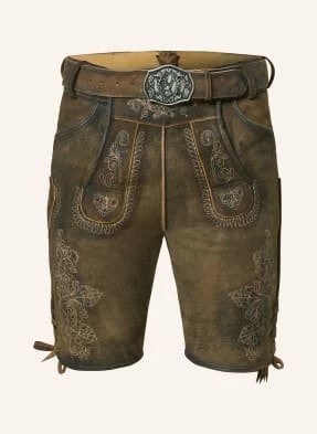 Zdjęcie produktu Hirscher Spodnie Skórzane W Stylu Ludowym Kufstein braun