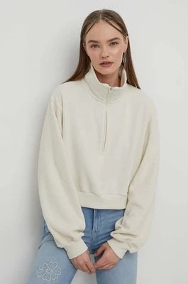 Zdjęcie produktu Hollister Co. bluza damska kolor beżowy gładka