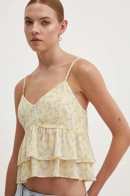 Zdjęcie produktu Hollister Co. bluzka damska kolor żółty wzorzysta