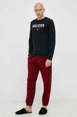 Zdjęcie produktu Hollister Co. piżama męska kolor czerwony wzorzysta