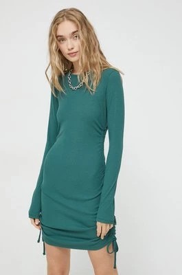 Zdjęcie produktu Hollister Co. sukienka kolor zielony mini dopasowana