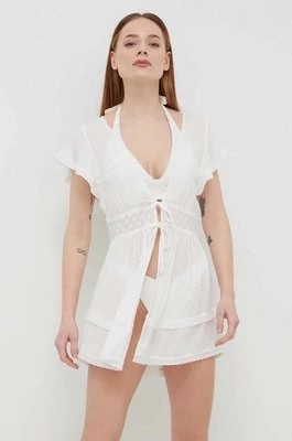 Zdjęcie produktu Hollister Co. sukienka plażowa kolor biały
