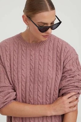 Zdjęcie produktu Hollister Co. sweter damski kolor różowy