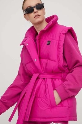 Zdjęcie produktu HUGO bezrękawnik damski kolor różowy zimowy