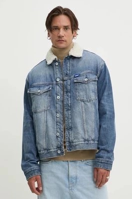 Zdjęcie produktu Hugo Blue kurtka jeansowa męska kolor niebieski przejściowa oversize 50527809