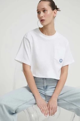 Zdjęcie produktu Hugo Blue t-shirt bawełniany damski kolor biały 50512829