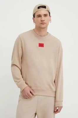 Zdjęcie produktu HUGO bluza bawełniana męska kolor beżowy 50447964